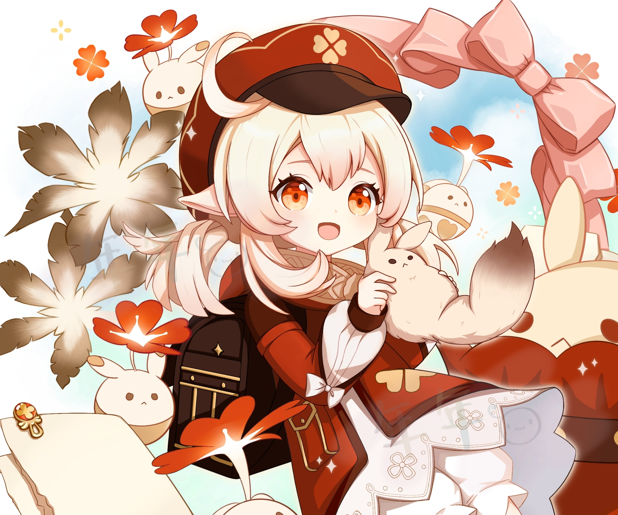 大家有没有原神 可莉 高清电脑壁纸或者手机壁纸? - 知乎