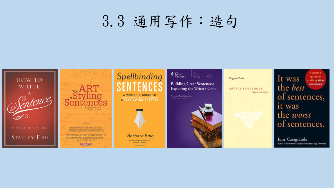 除了《The Element of Style》,还有哪些关于英文写作的书籍值得推荐? - 知乎