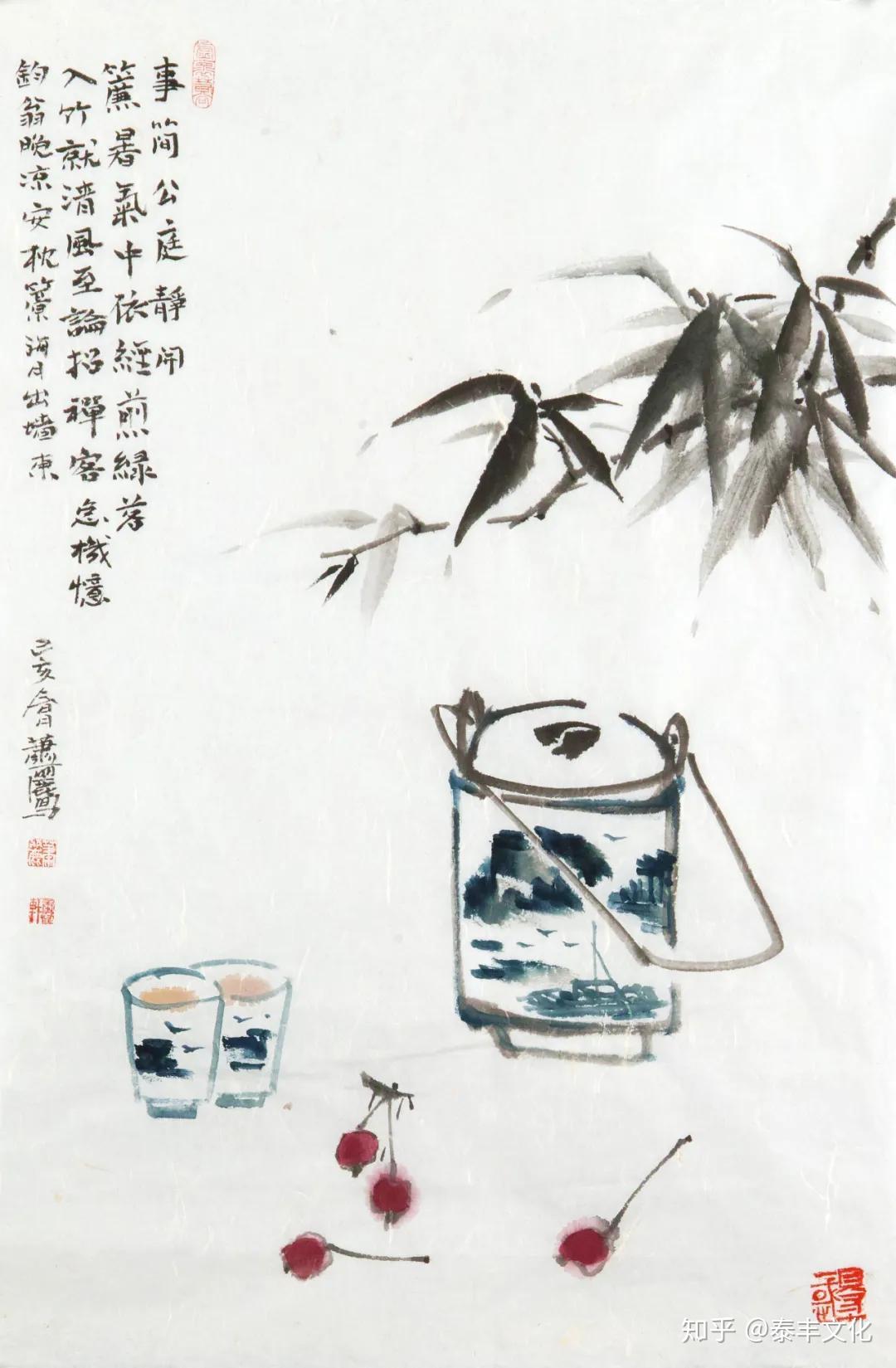 水墨禅意丨淡雅笔墨，绘尽国画独特禅意境界- 知乎