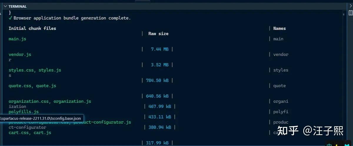 关于 Angular ng build 的输出 - 知乎