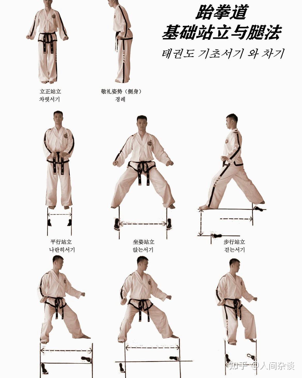 跆拳道的入门动作是什么?