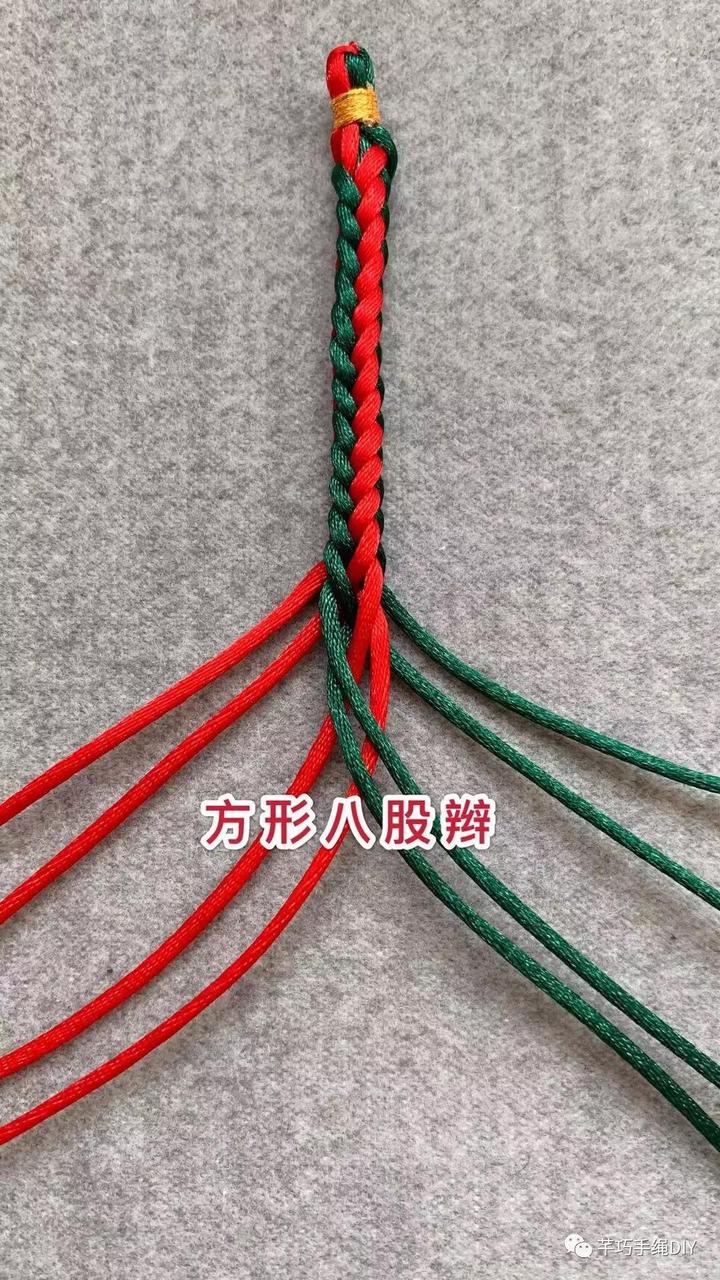 中国结编绳基础结学习基本编法之八股辫（平安结）芊巧手绳diy - 知乎