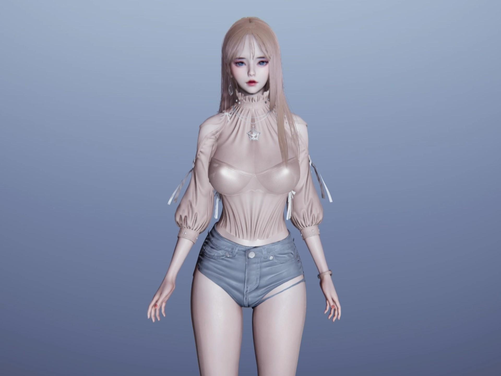 女友故事 倪彗珍 小邪女儿人物捏脸展示