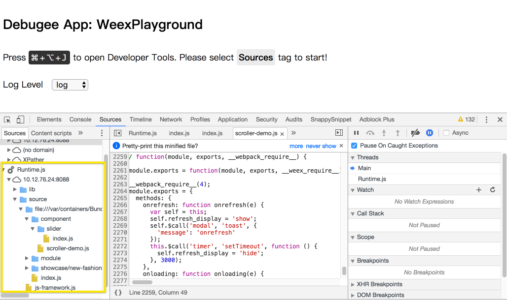 Weex 入坑指南：Debug 调试是一门手艺活 - 知乎