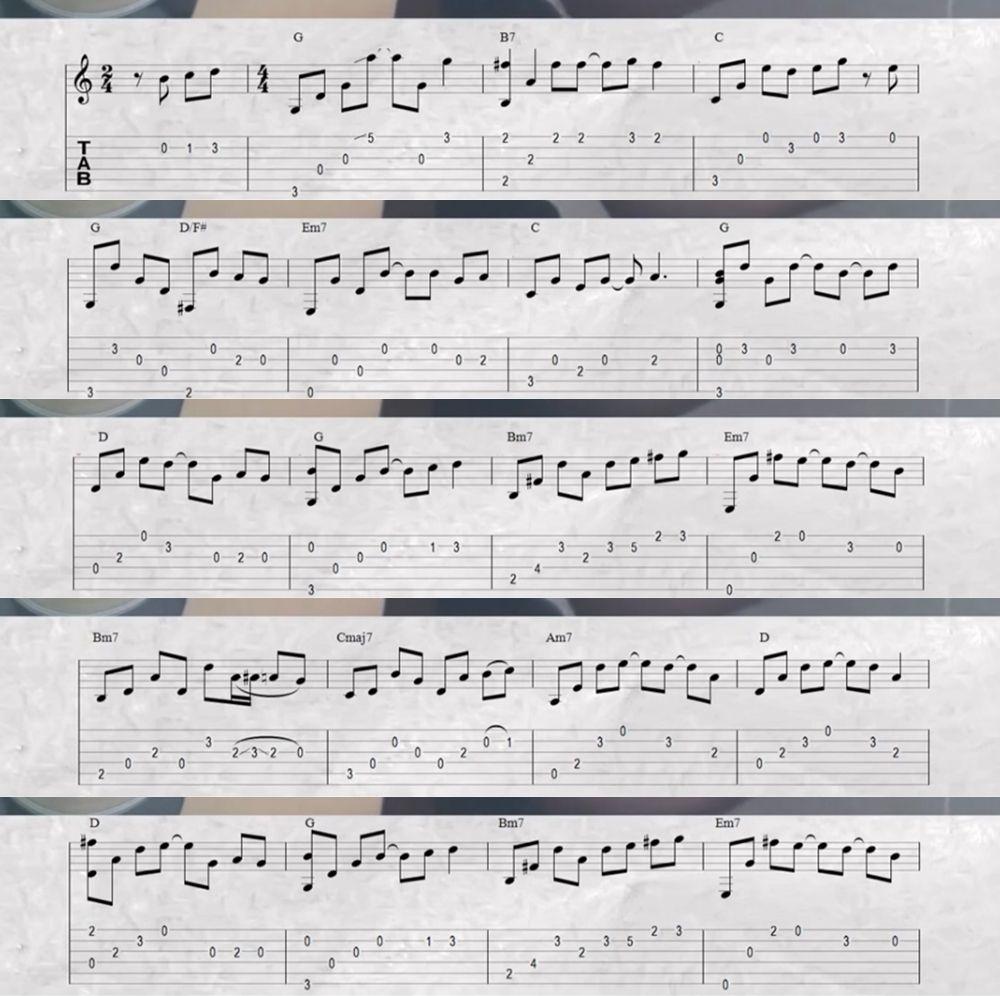 想知道请回答1988惠化洞的吉他谱