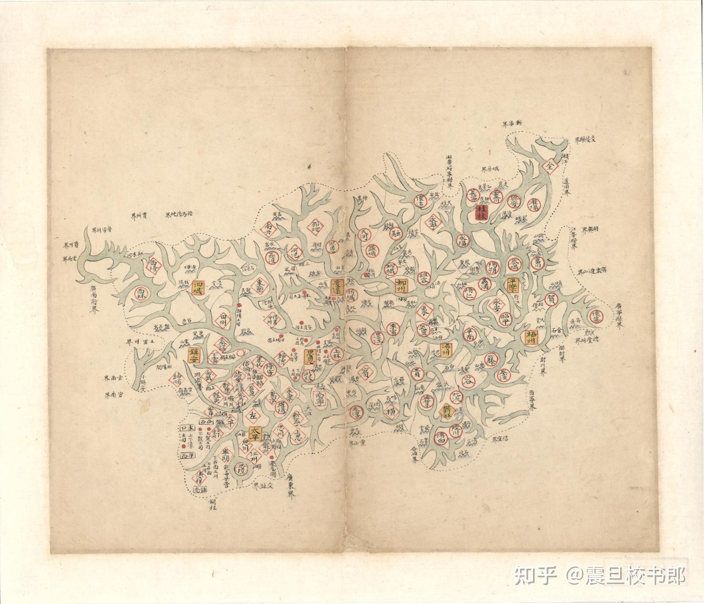 古地图之清代分省舆图 - 知乎