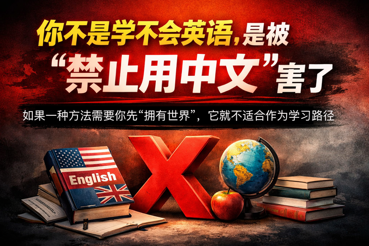 你不是学不会英语,是被“禁止用中文”害了 - 知乎