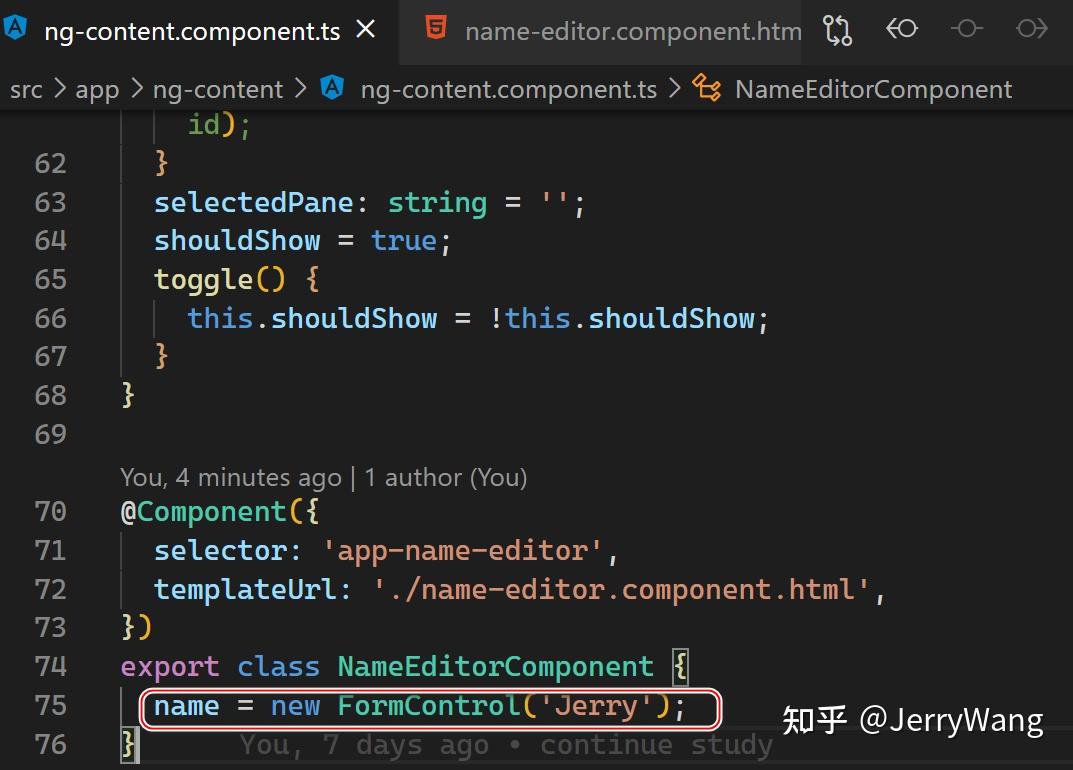 Angular 里使用 FormControl 的步骤 - 知乎