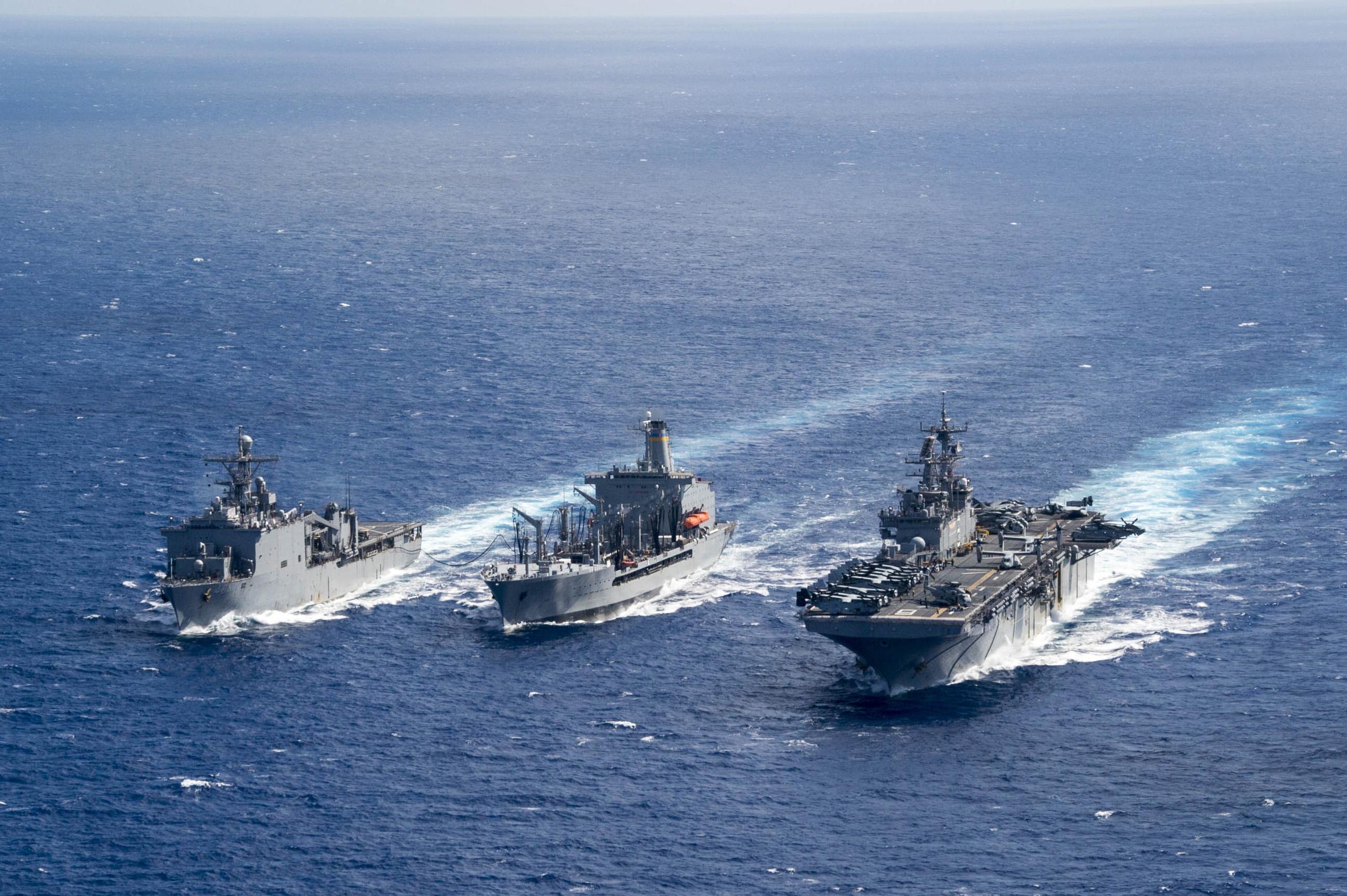世界海军典型补给舰自卫武器概况