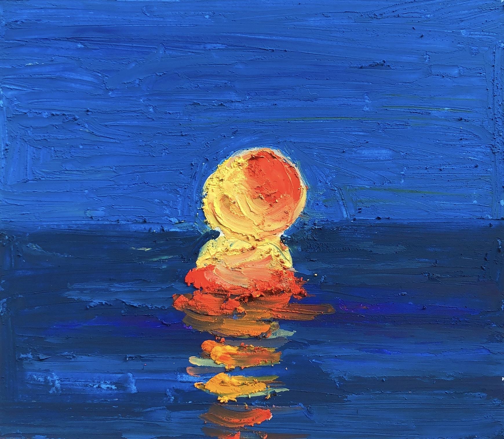 【油画棒教程】海上生明月 | 来探索诗的美吧