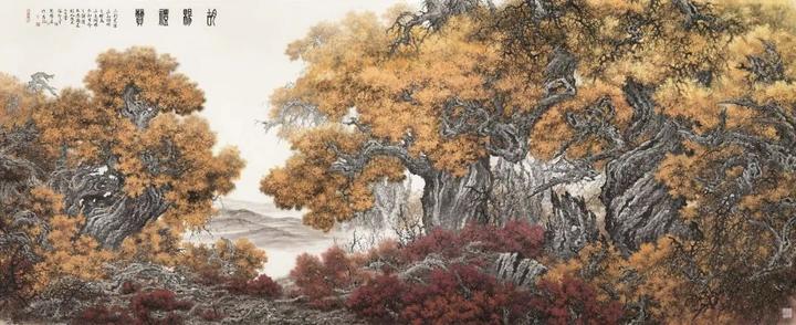 胡杨情缘 生命赞歌——张介宇用画笔讴歌胡杨精神 - 知乎