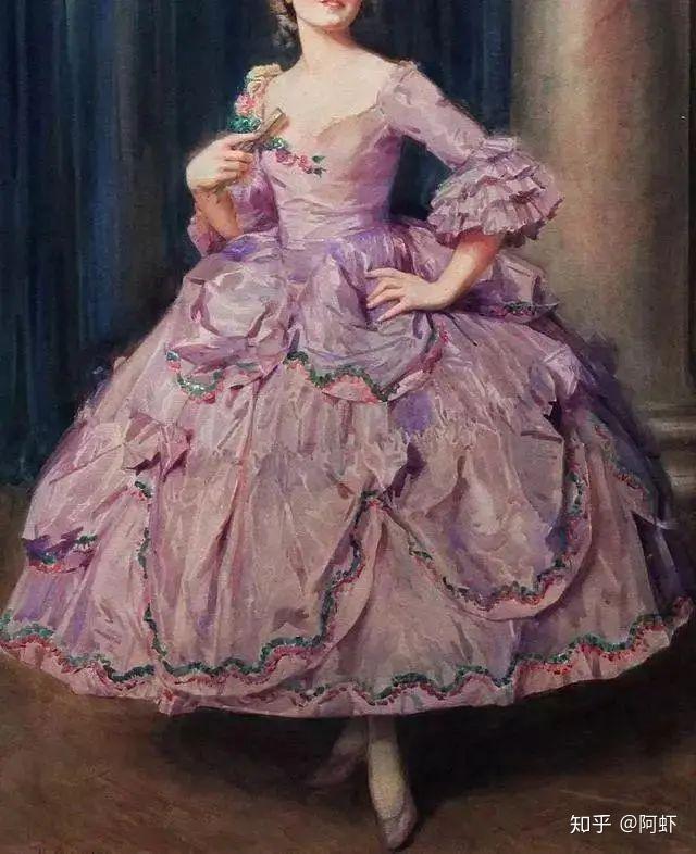 古典油画中画这些紫色礼服裙的画家是哪几位? - 知乎