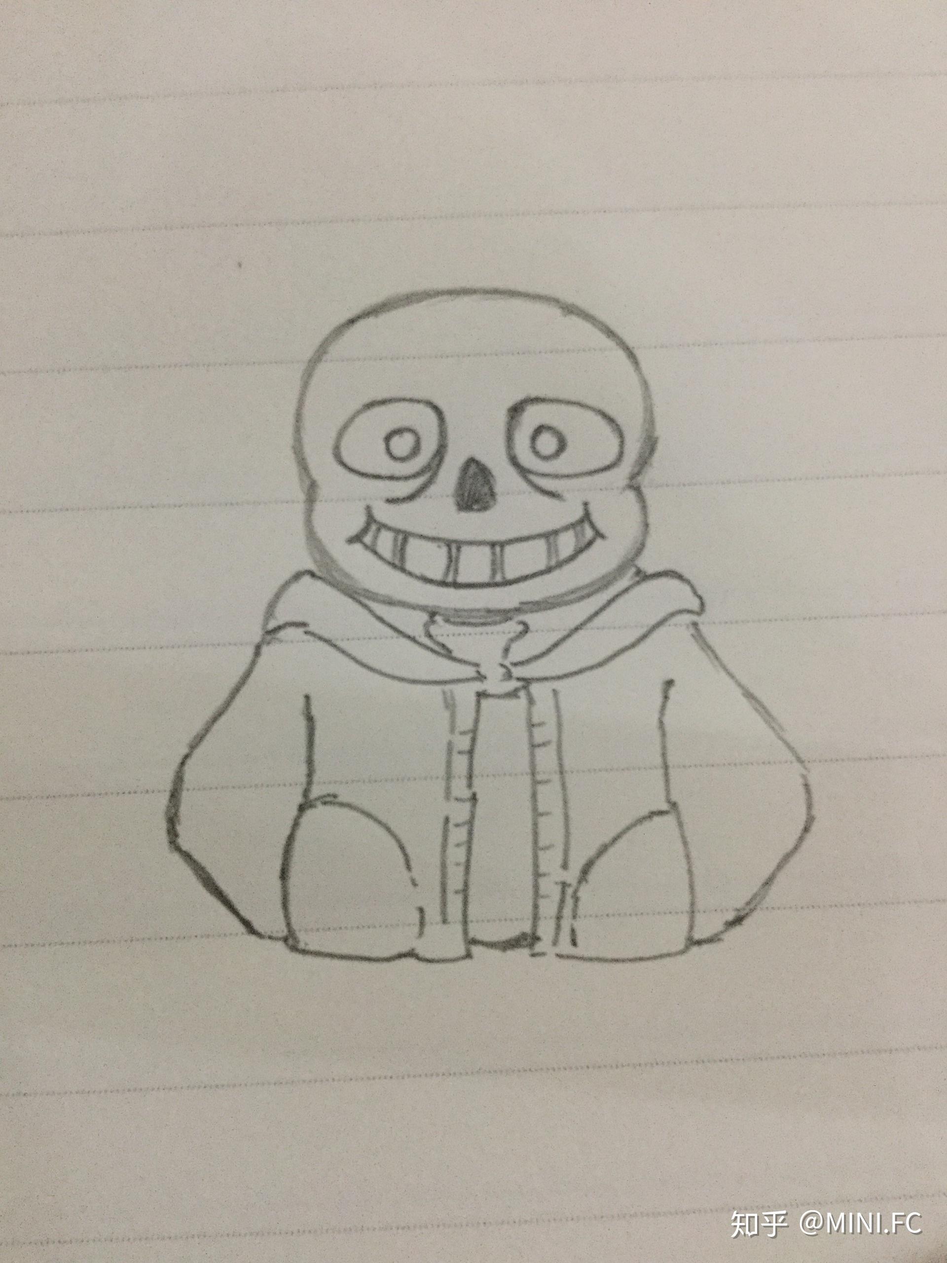 怎么画sans?