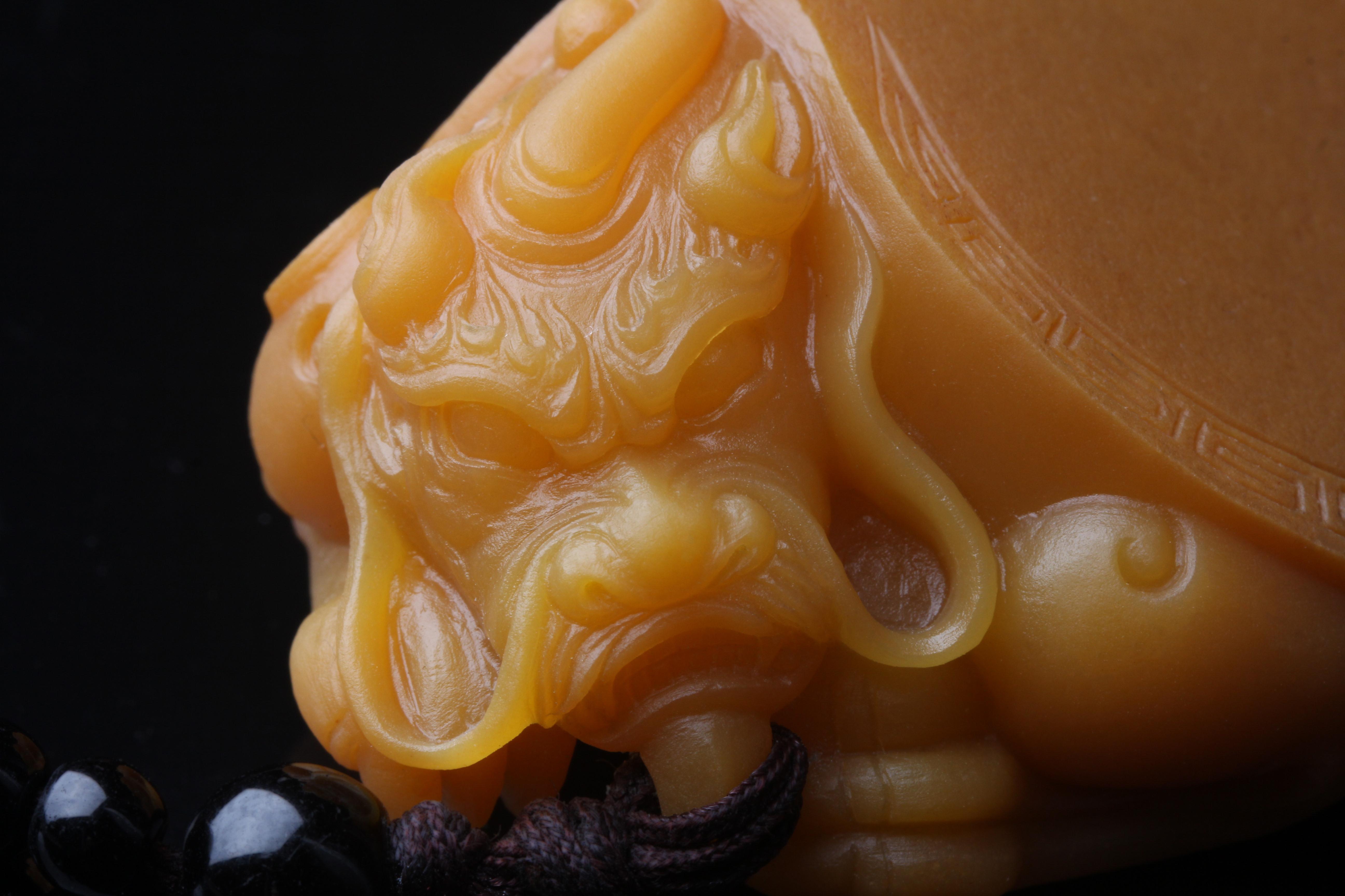 龙龟 黄蜡石玉石雕刻 玉乎原创工作室手作 - 知乎