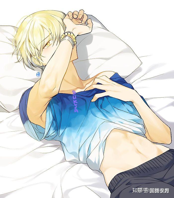 有没有好看的微丧的蓝色系动漫的男生头像