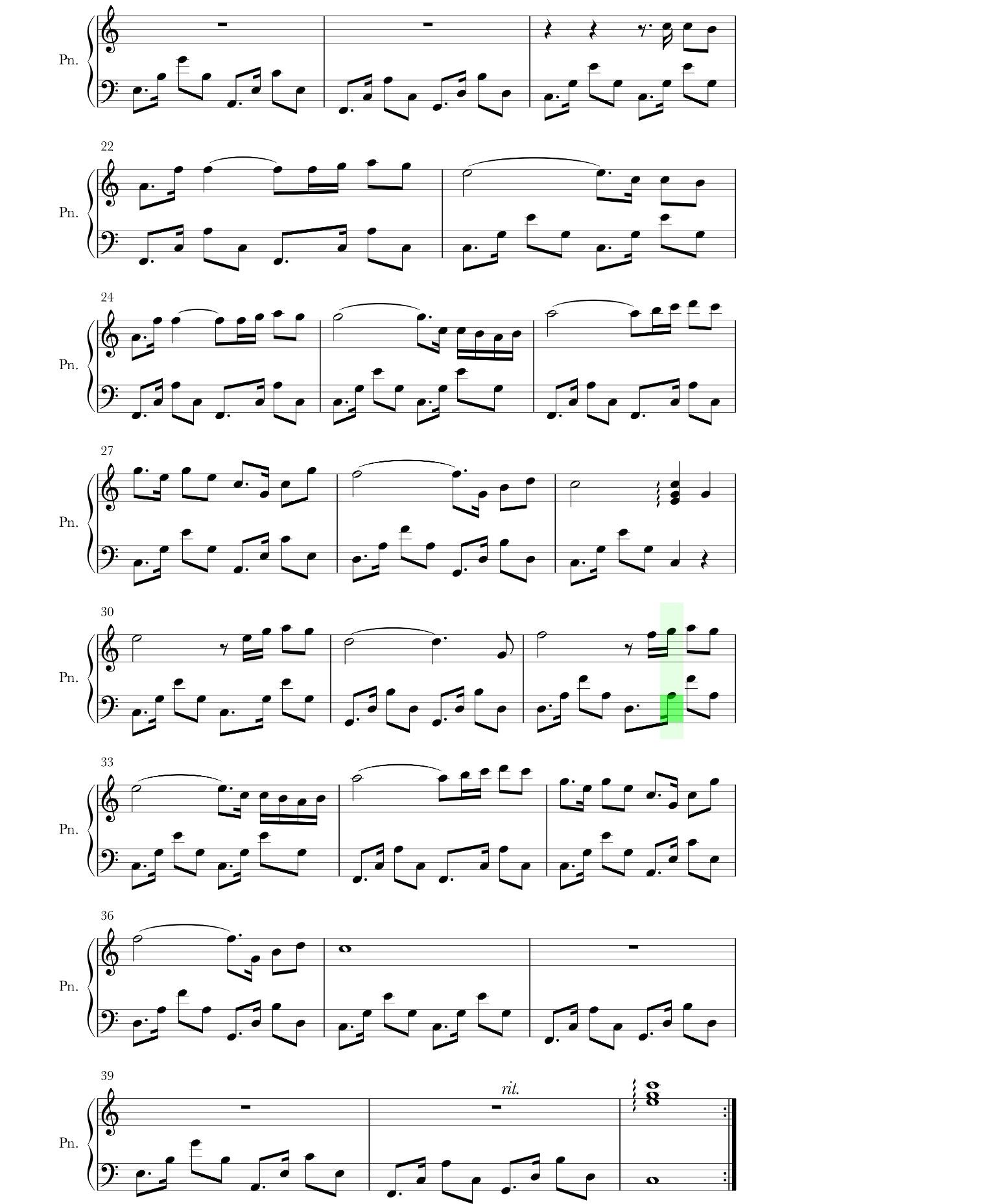 哪位大神有驴得水里任素汐唱的我要你演奏版的钢琴谱