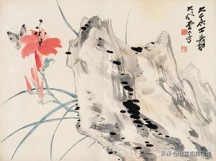 超明隽爽中国书画张大千不同时期作品概览- 知乎