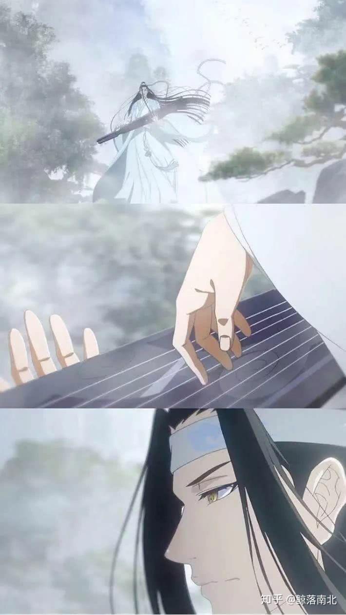 求魔道祖师动漫三格截屏图最好是蓝忘机武打片段的谢谢