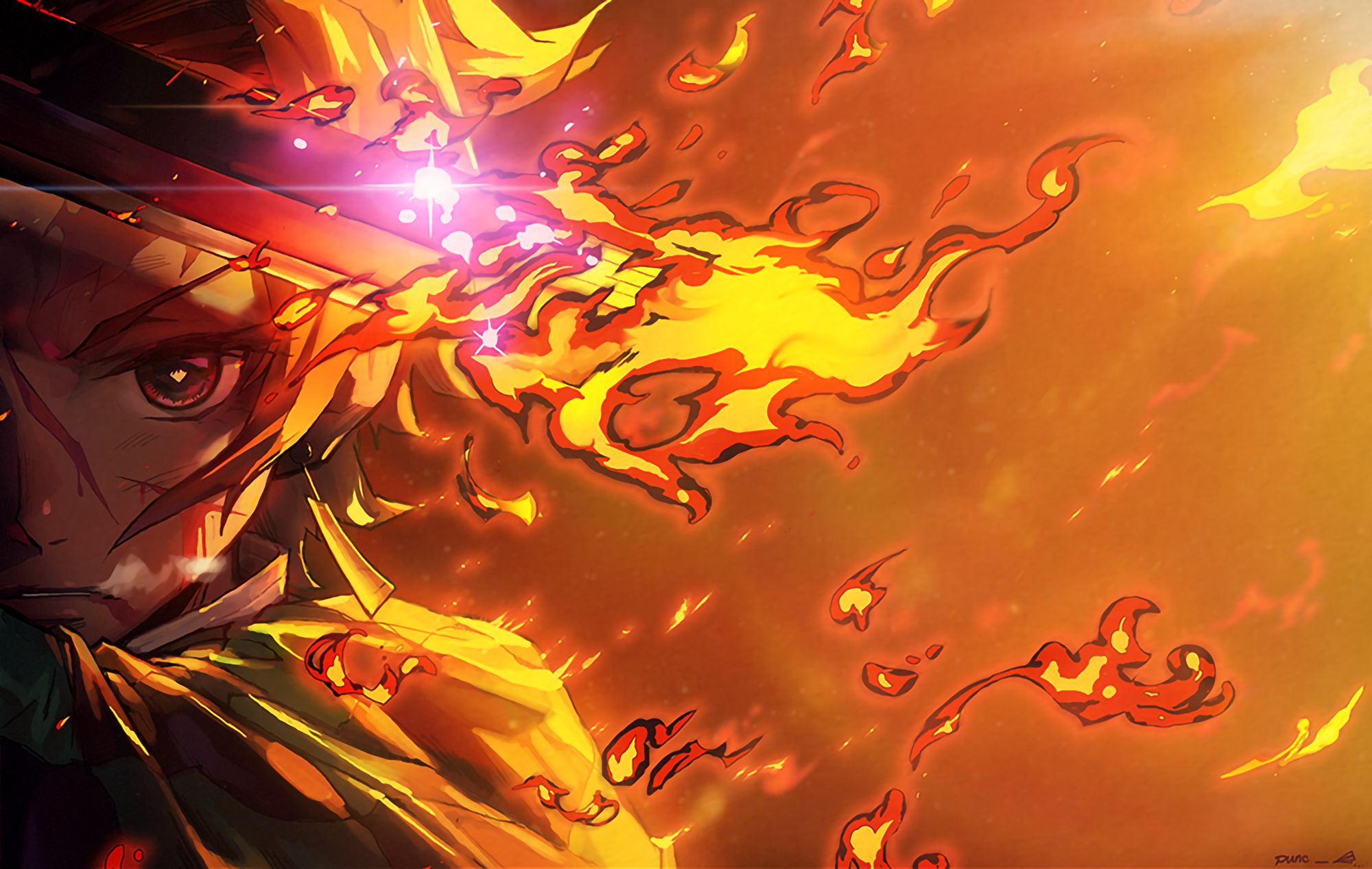 鬼灭之刃丨灶门炭治郎 电脑壁纸丨高清壁纸丨超清壁纸丨手机动漫壁纸丨美图插画合集精选 知乎