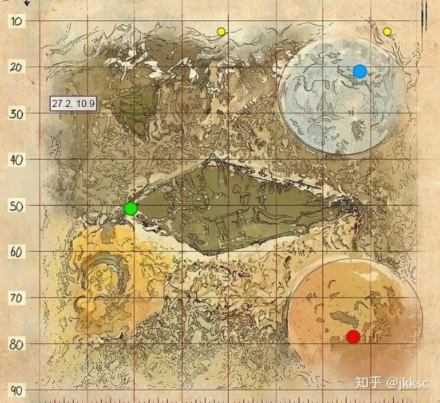 版方舟:生存进化(ark)中的地图,瓦尔盖罗,孤岛,中心岛,焦土,仙境,畸变