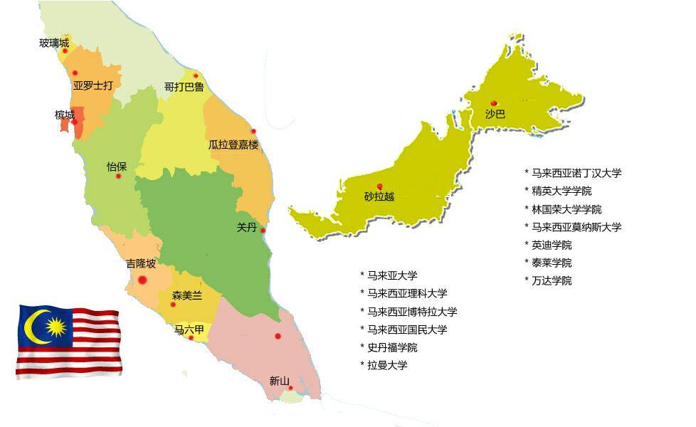马来西亚砂拉越地图图片