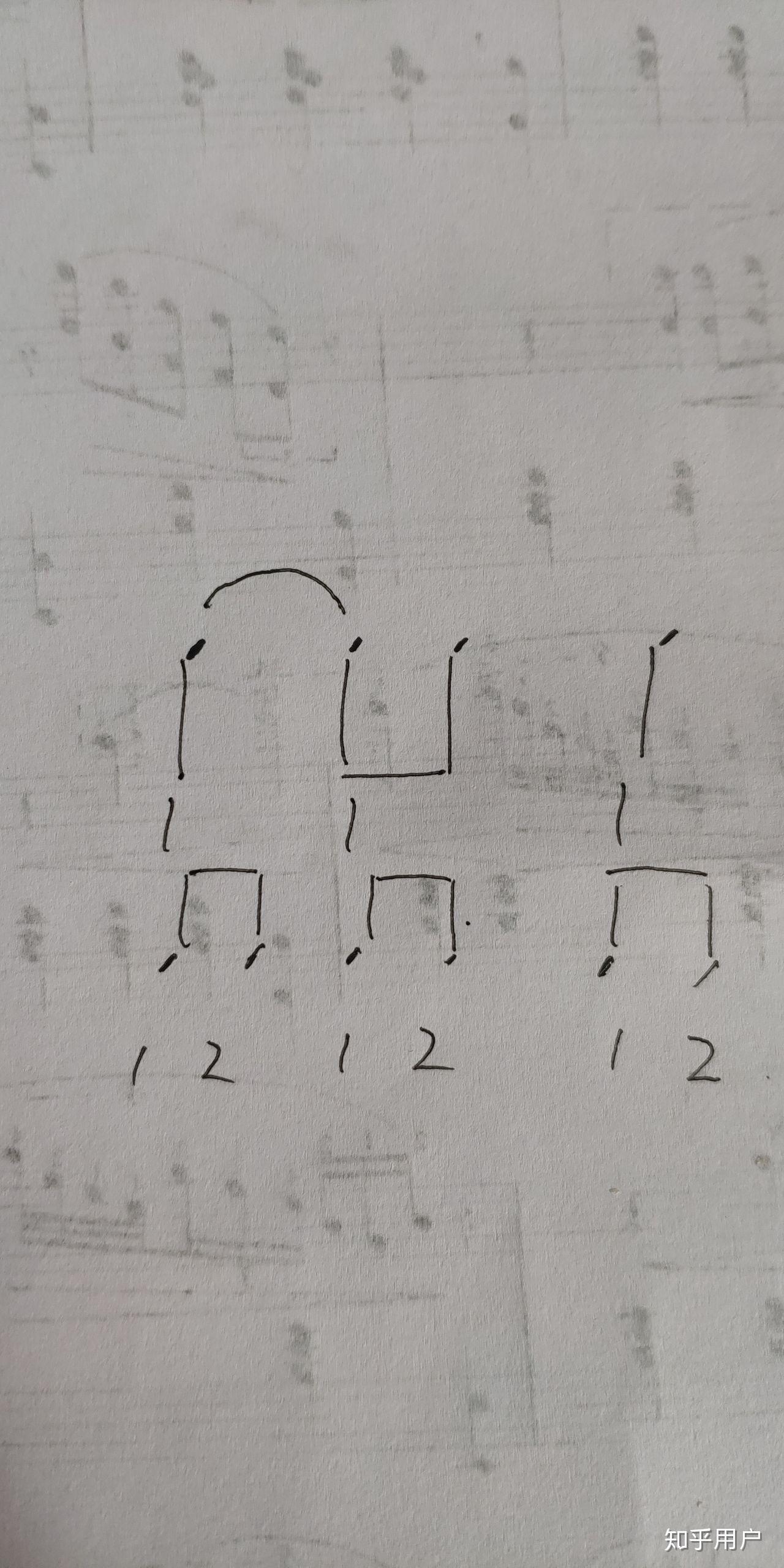 请问附点四分音符是这么弹的吗