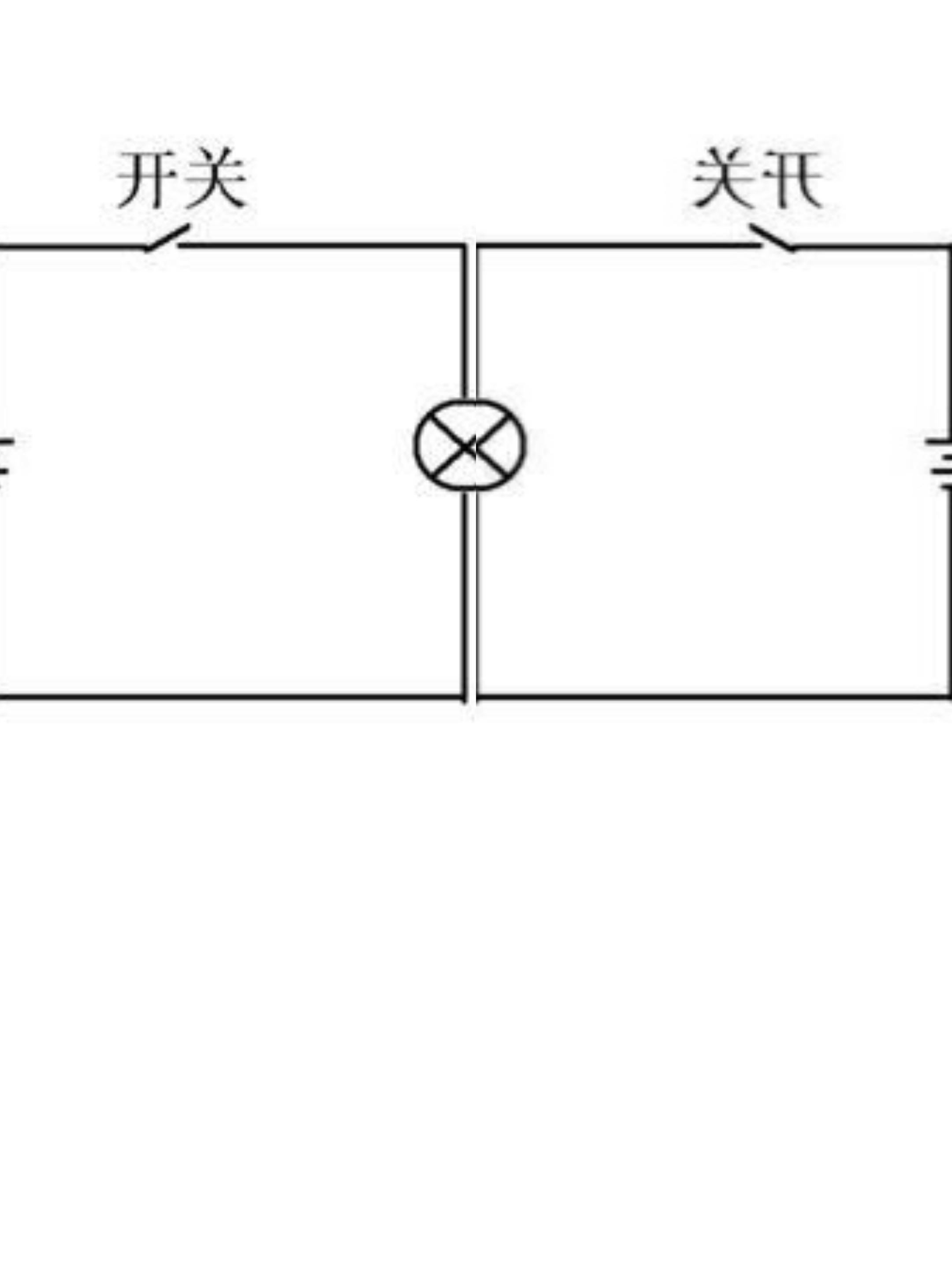 双回路接线图图片