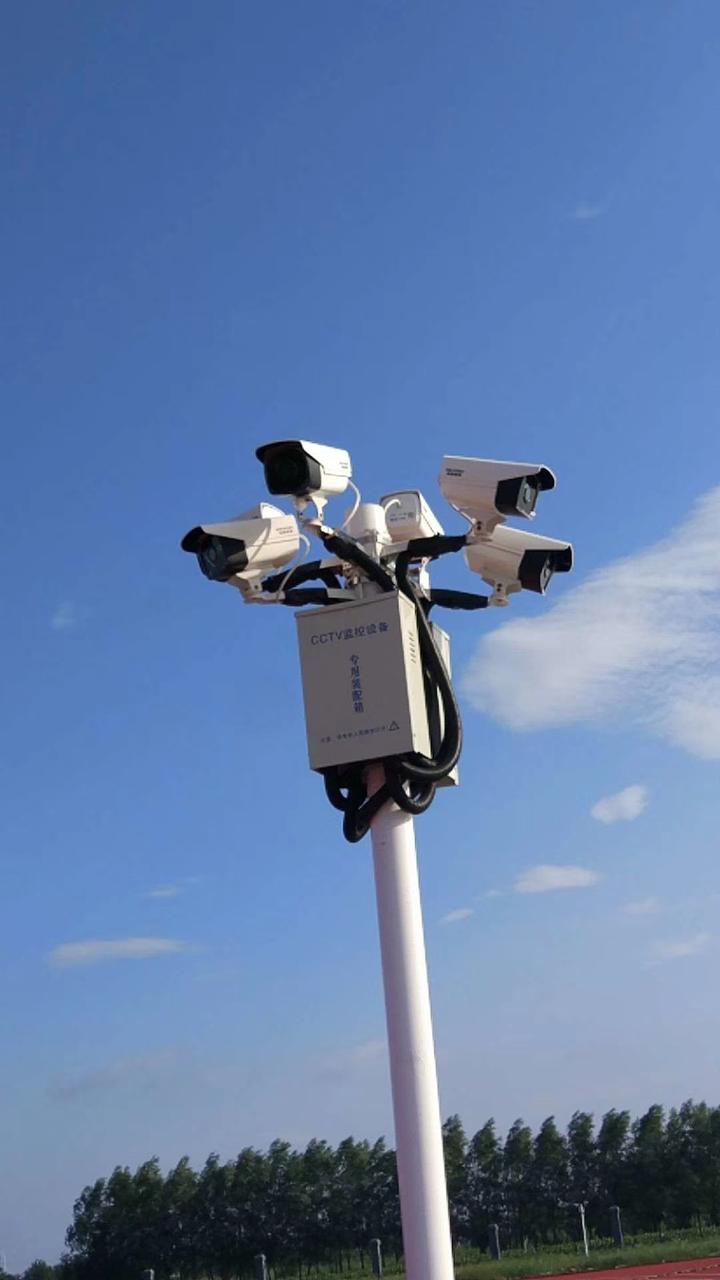 一套视频监控系统规划方案素材,visio格式拓扑图