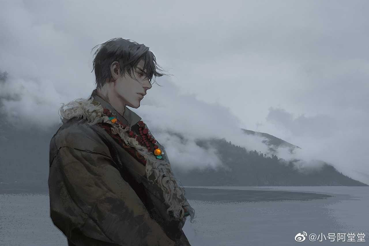 有没有比较好看的闷油瓶张起灵壁纸或者动漫的图