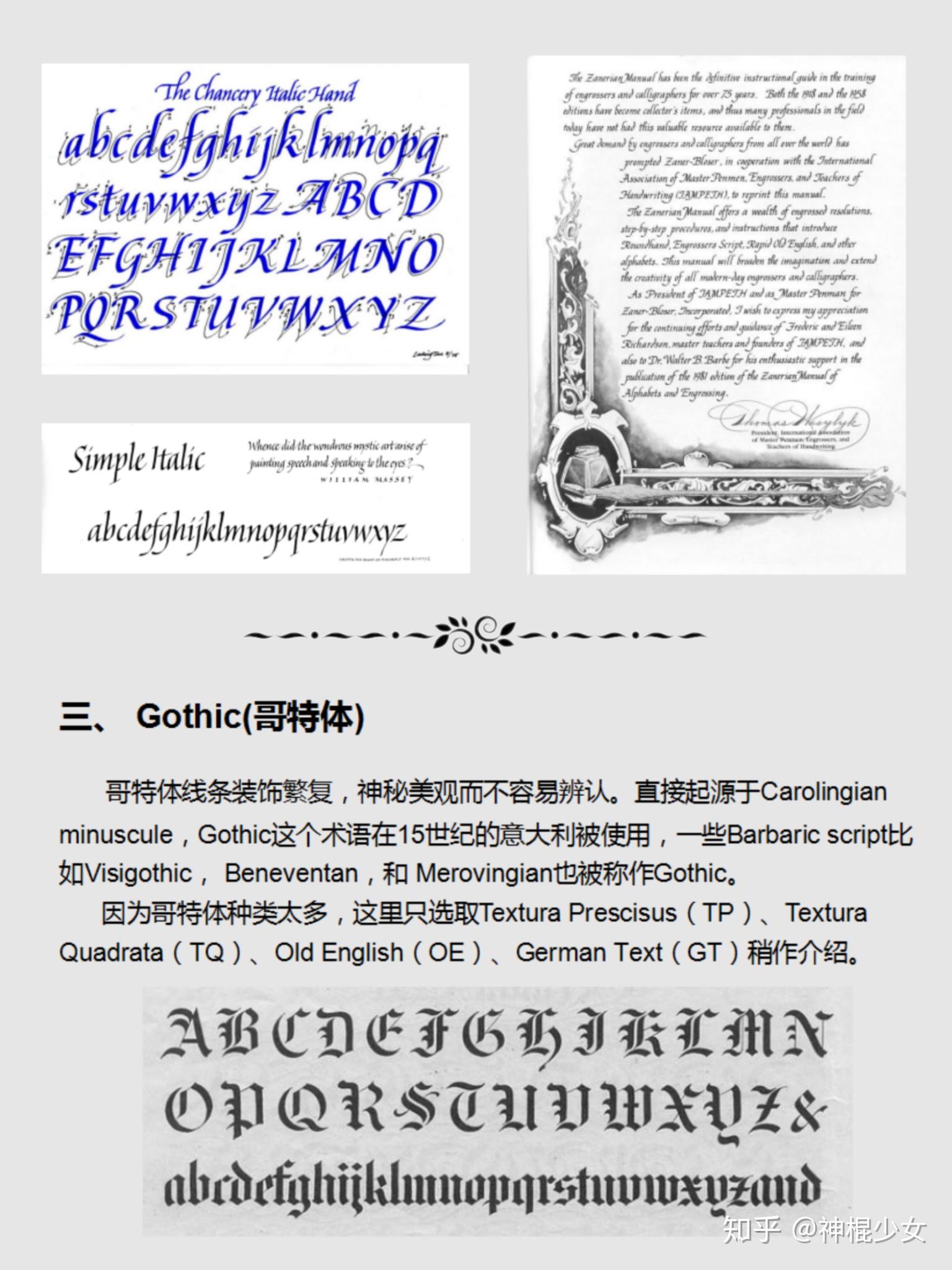 怎样写一手漂亮的圆体英文字? - 知乎