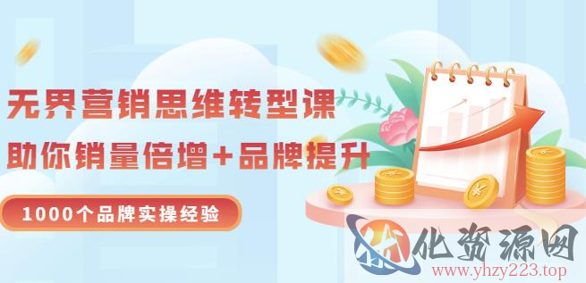 无界营销思维转型课：1000个品牌实操经验，助你销量倍增（20节视频）插图