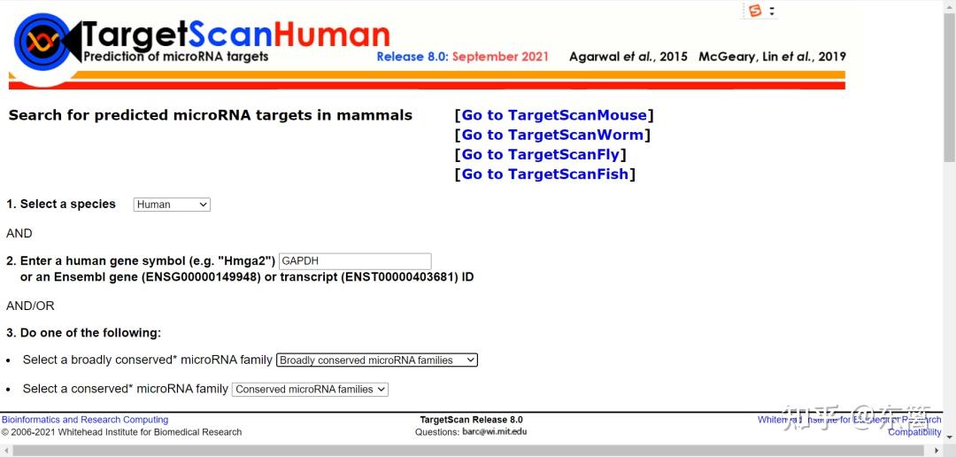 Target Scan Fish 如何预测miRNA的靶基因(TargetScan) - 知乎