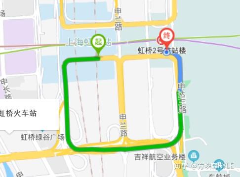 上海虹橋火車站出發層怎麼去虹橋機場t2啊