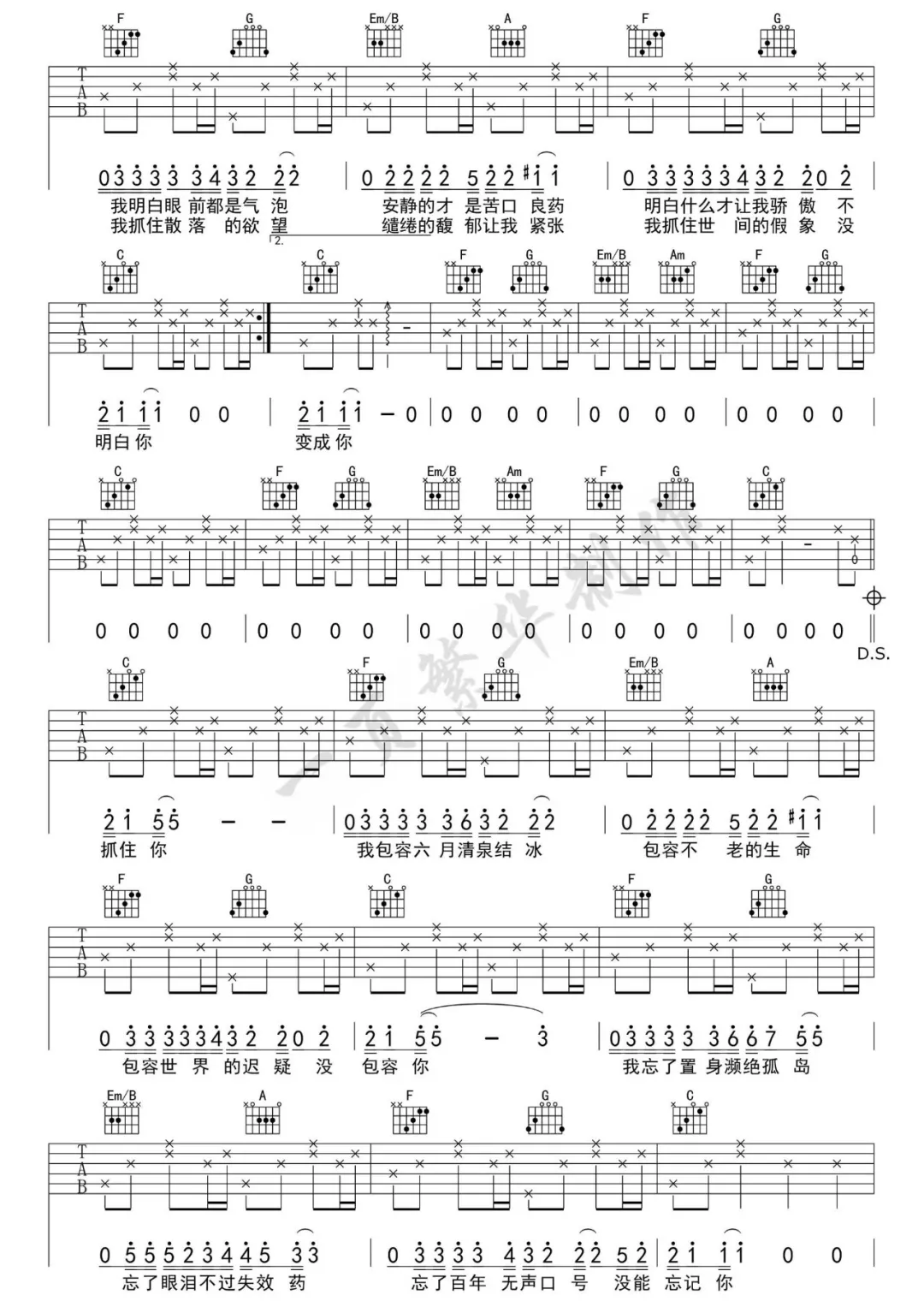 有哪些吉他谱适合初学者弹唱?(最适合初学者的吉他谱)