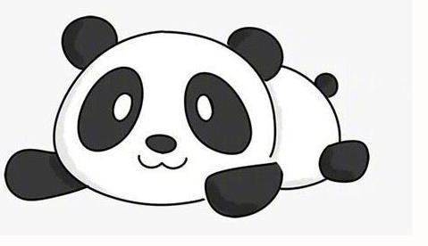 超可爱的简笔画教程:大熊猫的画法步骤