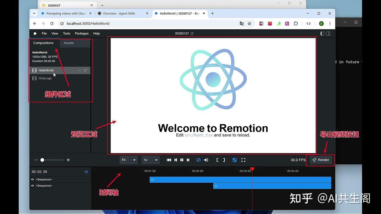 Remotion App Remotion + AI:免费开源的视频生成神器,告别月费订阅 - 知乎