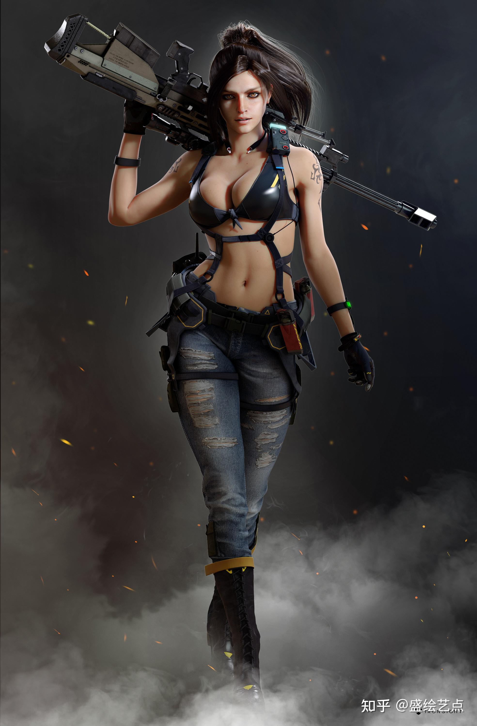 cg autodesk maya 影视特效 3d建模 3d max 你见过哪些逼真的3d人物