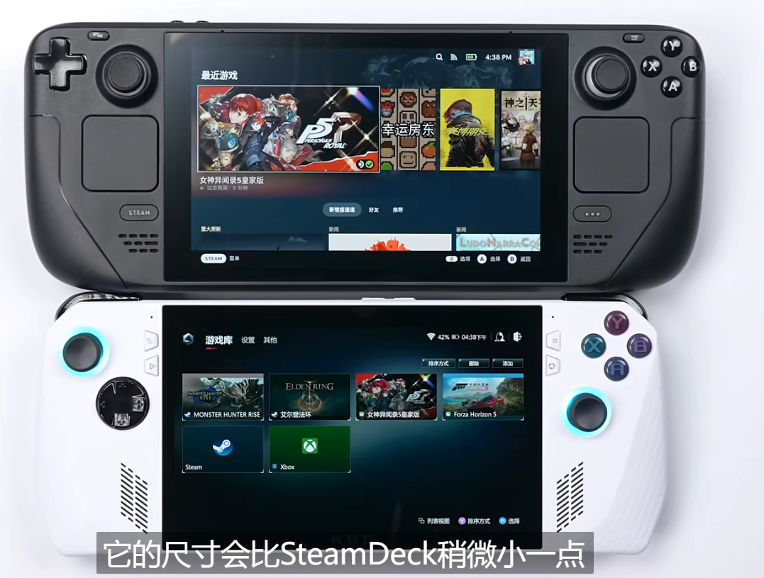 如何评价华硕 ROG Ally 游戏掌机,与 Steam Deck 相比有哪些优缺点? - 知乎