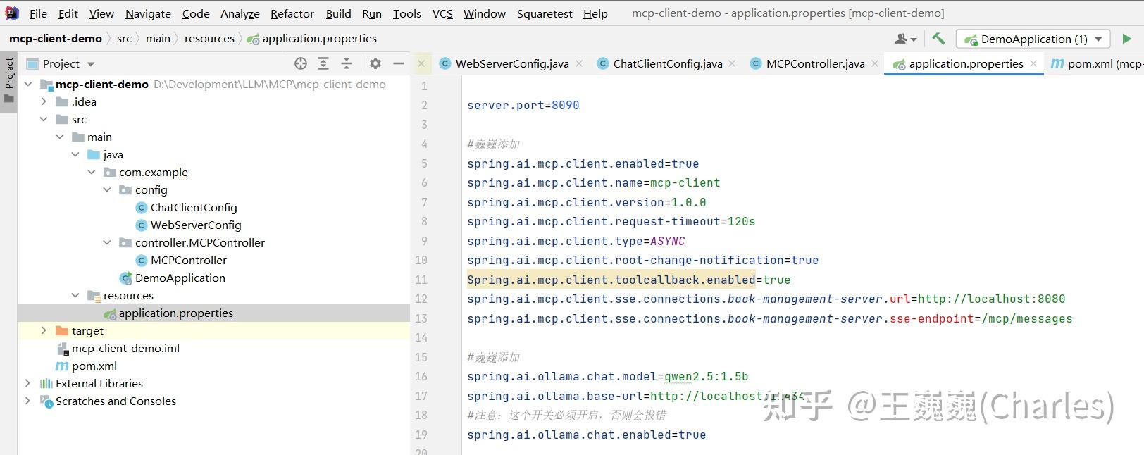 Spring Mcp Server Client MCP Client连接MCP Server并访问Tool - 知乎