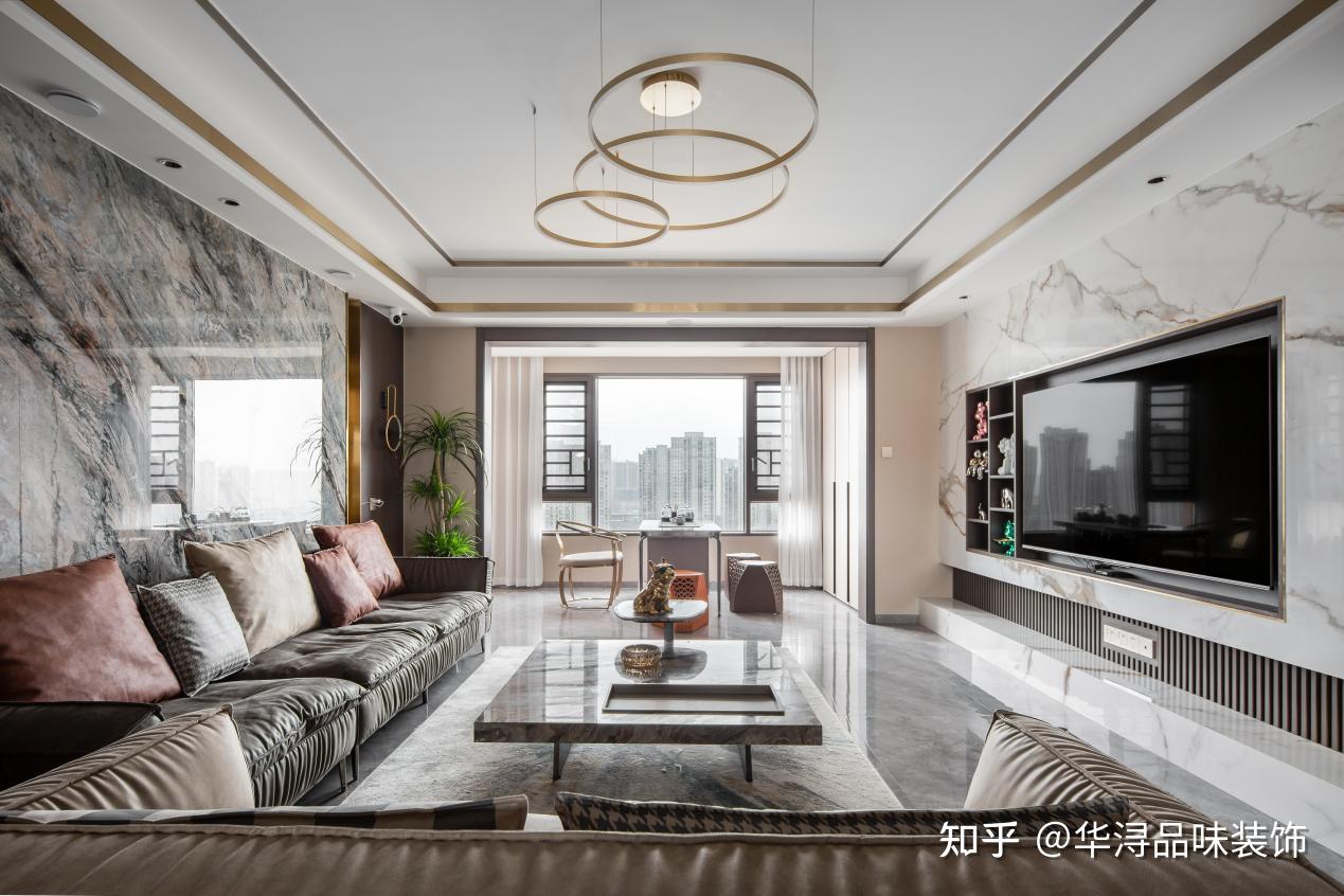 187㎡现代轻奢风装修设计,奢华与现代的交融 - 知乎