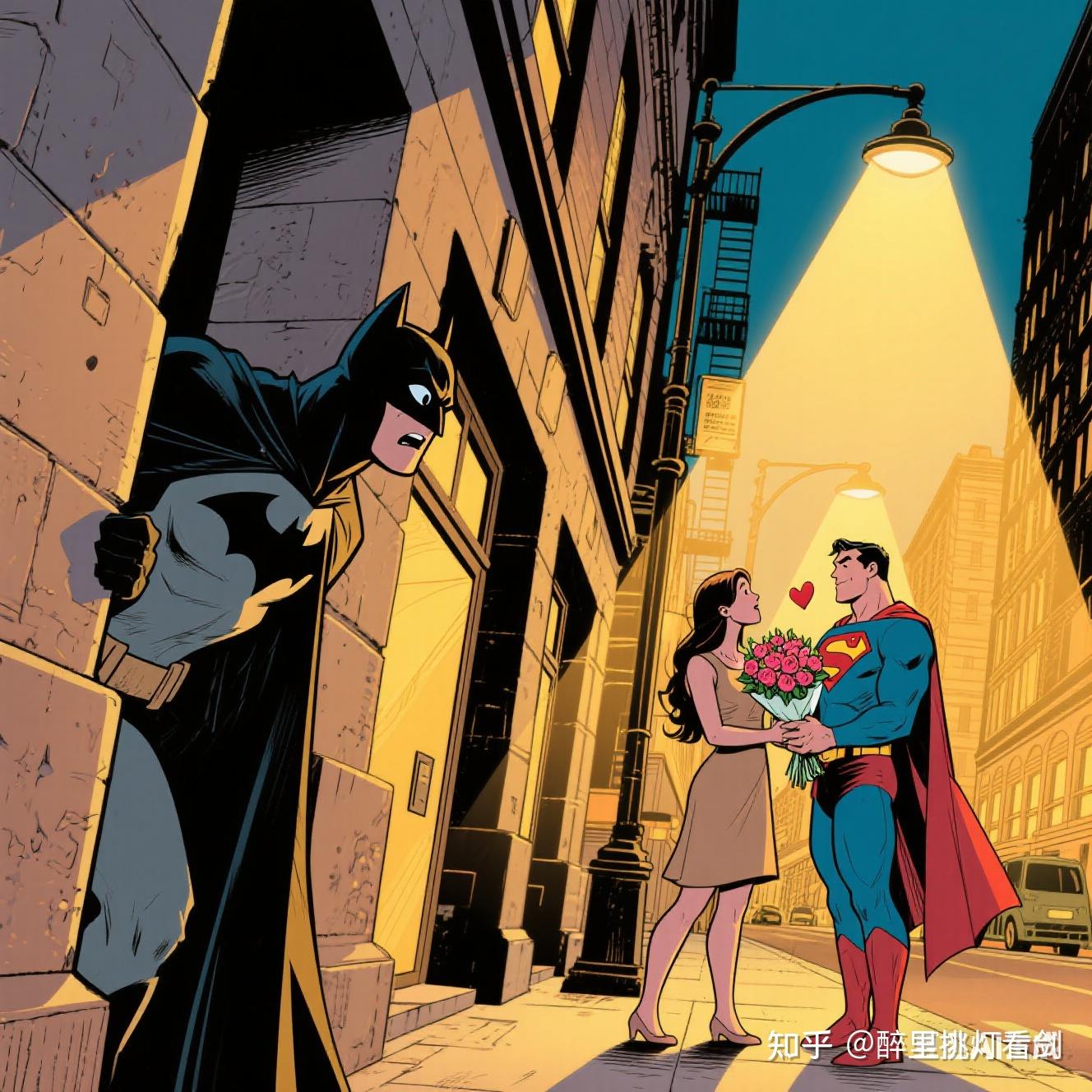 你是怎么看待蝙蝠侠和超人的关系?