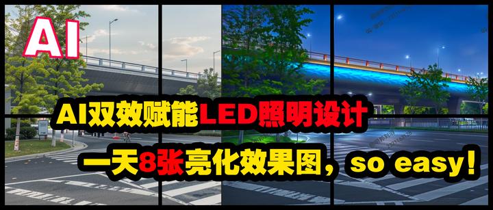 20分钟一张亮化效果图:AI“双效”赋能LED照明设计出图5大步骤…… - 知乎