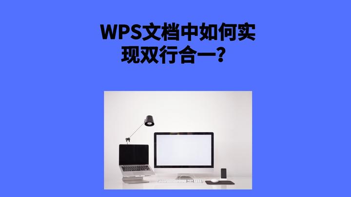 wps文档中如何实现双行合一? - 知乎