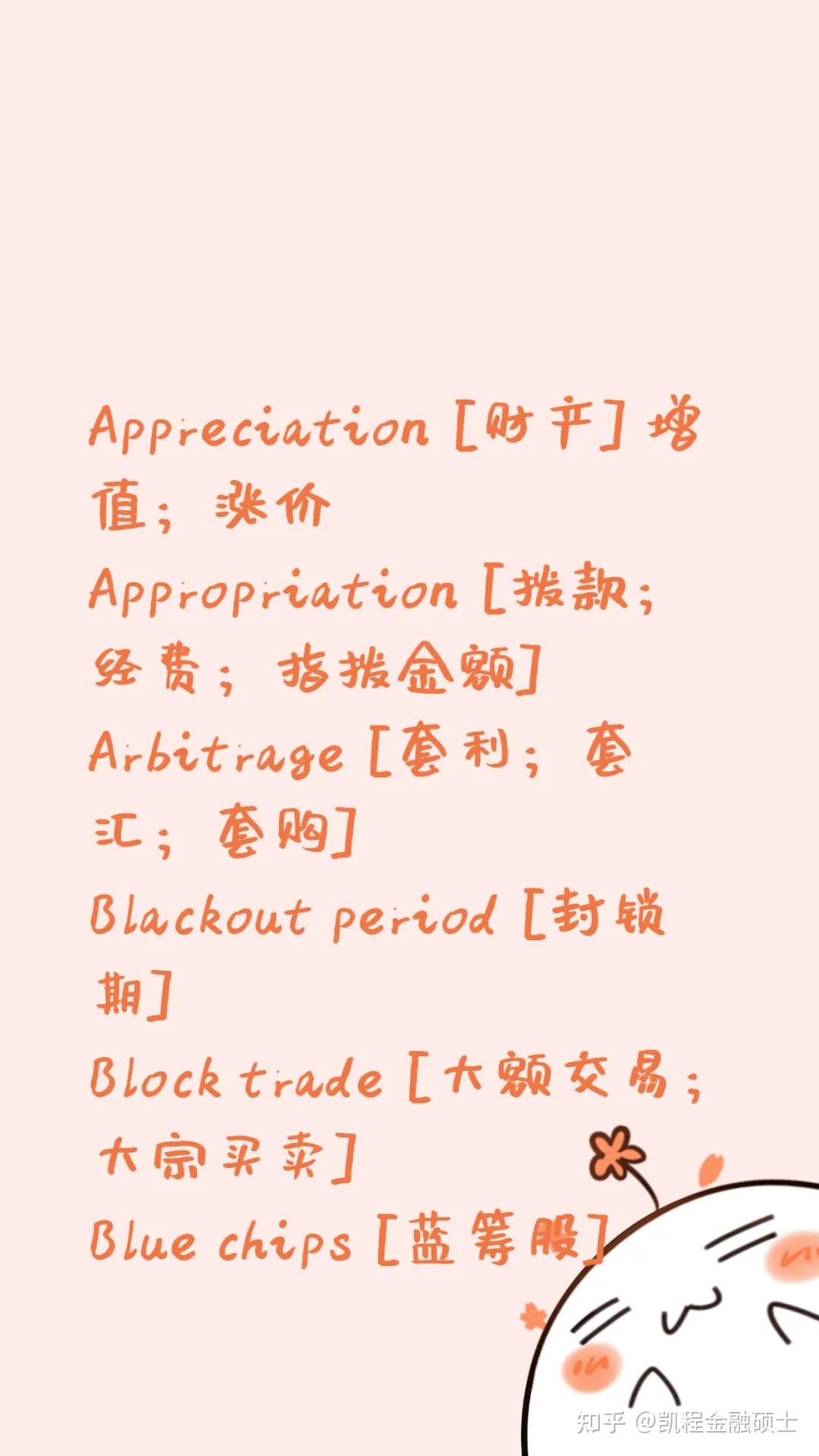 复试专用！金融名词中英文对照，建议收藏！ - 知乎