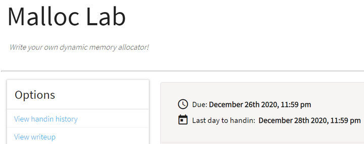 Malloc Lab in Csapp malloc-lab-in-csapp