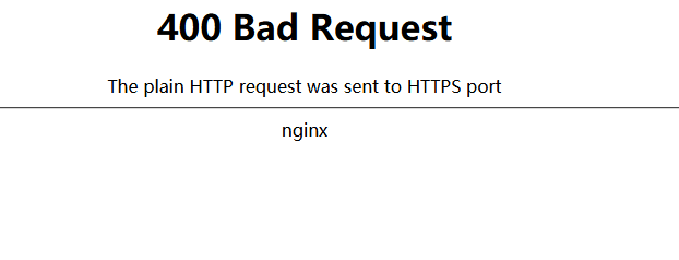 解决“The palin HTTP request was sent to HTTPS port”故障 - 知乎