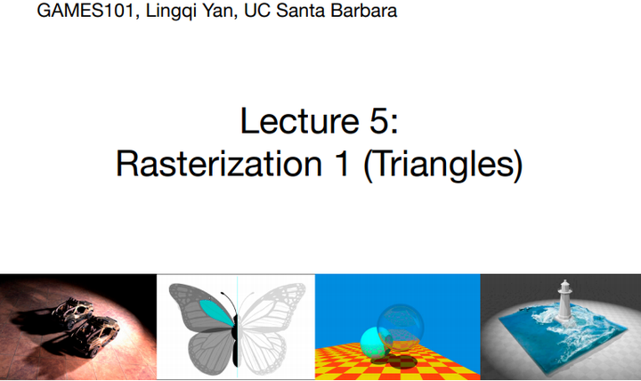 Games101笔记-Rasterization(Triangles) - 知乎