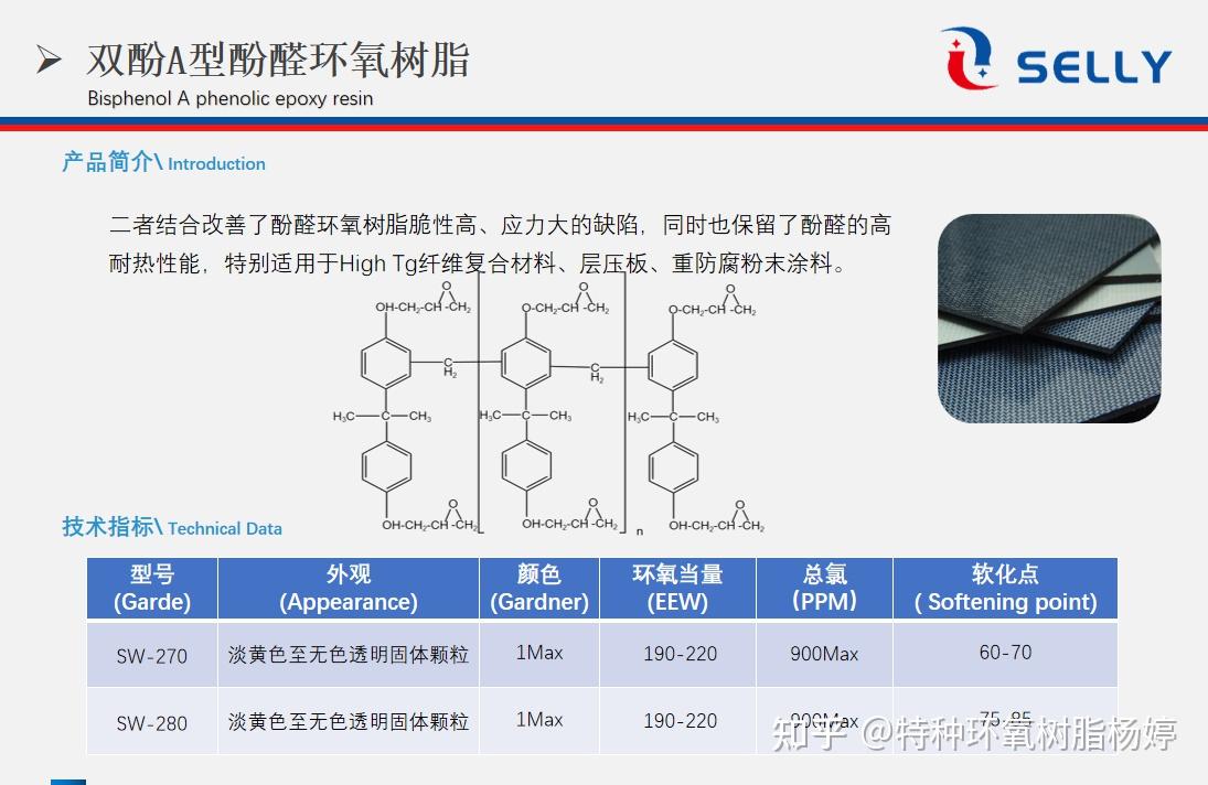 双酚 A型酚醛环氧树脂 - 知乎