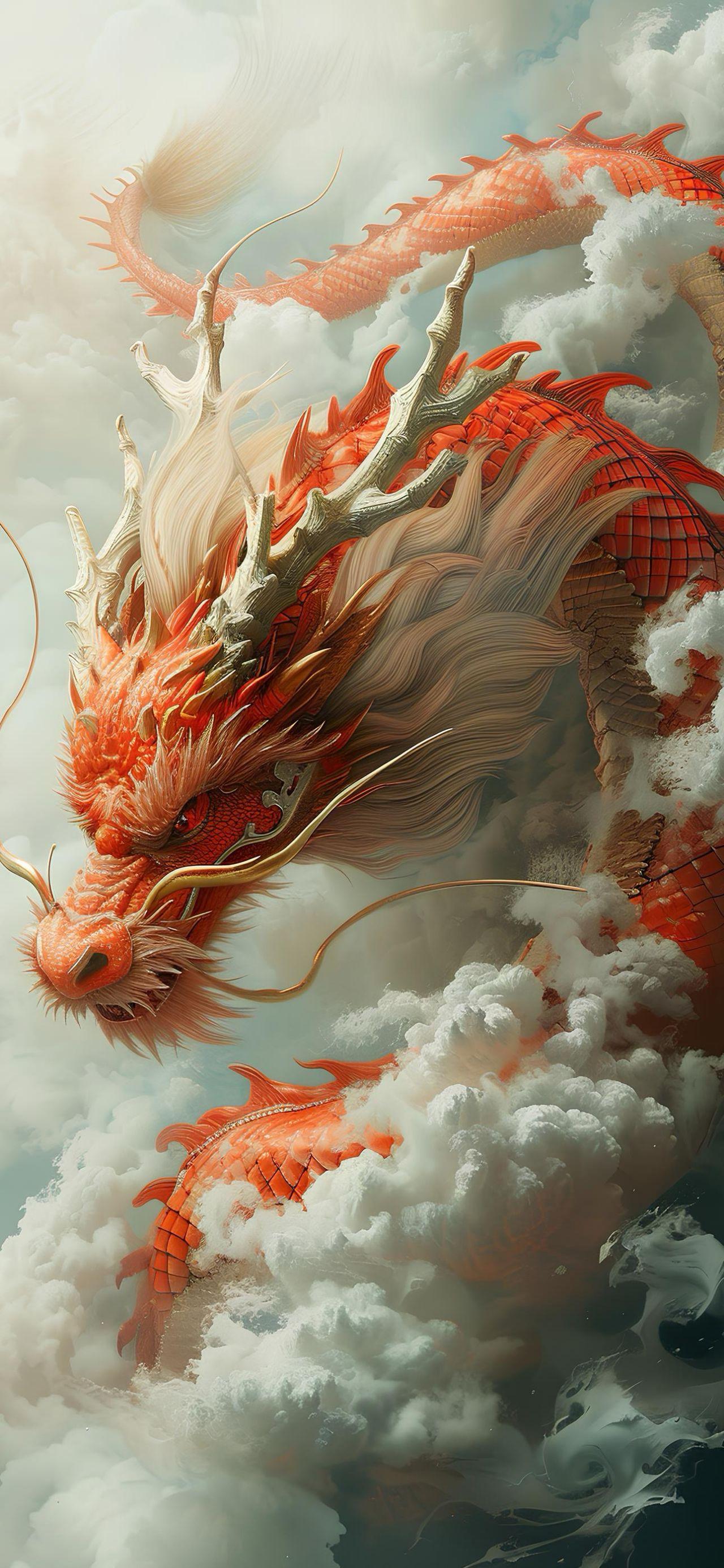 想要用中国龙做手机壁纸,大家有什么藏图或推荐?