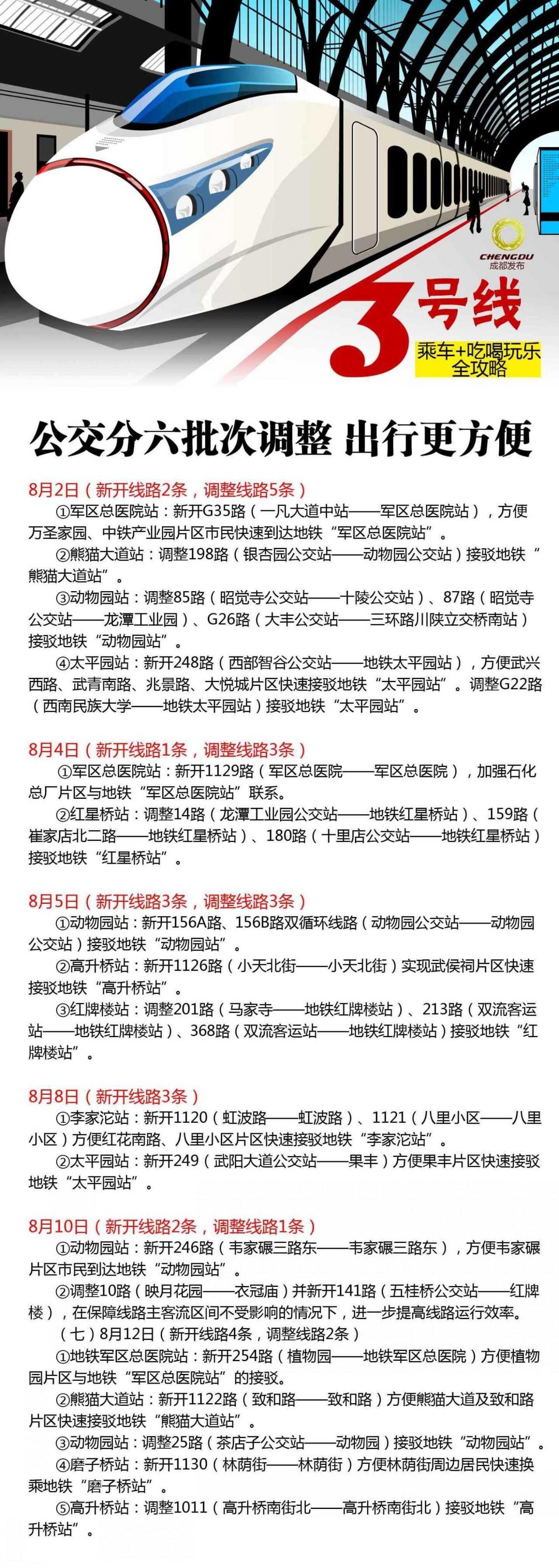 3号线今天通车了！3号线换乘+吃喝玩乐全攻略，赶紧看！ - 知乎